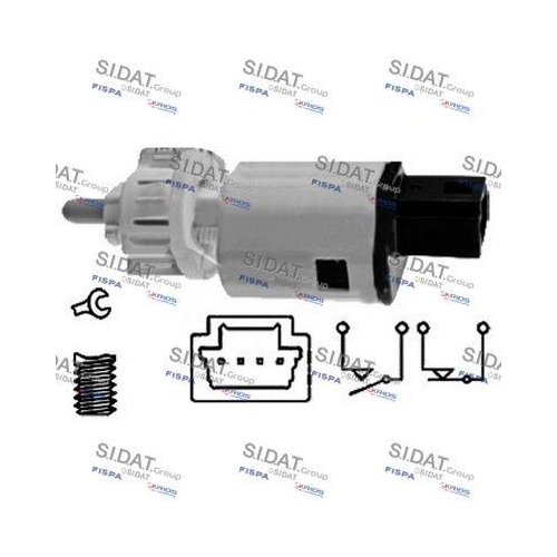 Bremslichtschalter Sidat 5.140129 für Renault Tesla