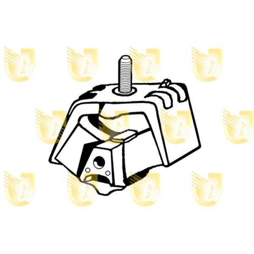 Lagerung Motor Unigom 396053 f&uuml;r Opel Vorne Vorne Links