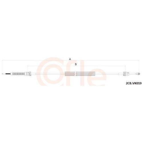 Seilzug Schaltgetriebe Cofle 2CB.VK019 für Seat Skoda VW