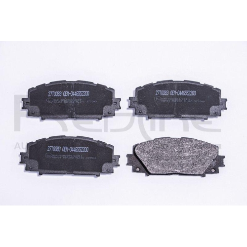 Bremsbelagsatz Scheibenbremse Red-line 27TO083 f&uuml;r Toyota Lexus Vorderachse