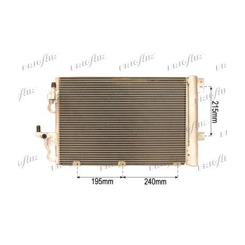 Kondensator Klimaanlage Frigair 0807.2020 f&uuml;r General Motors