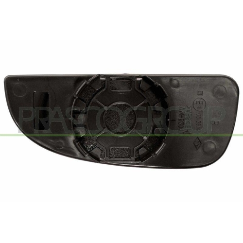 Spiegelglas Außenspiegel Prasco FT9307515 für Fiat Rechts