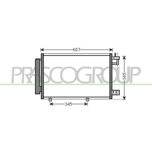 Kondensator Klimaanlage Prasco FD344C001 Prascoselection f&uuml;r Ford