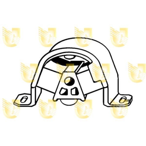Lagerung Motor Unigom 396059 für Opel Hinten