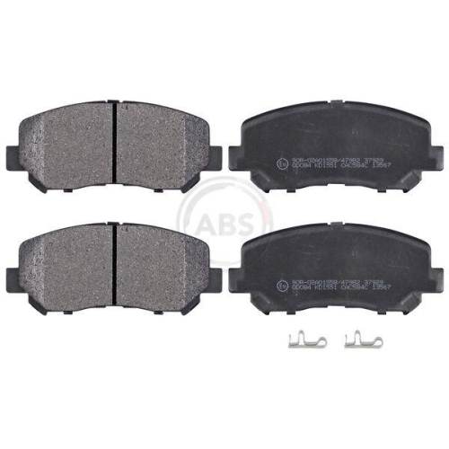 Bremsbelagsatz Scheibenbremse A.b.s. 37929 f&uuml;r Mazda Vorderachse