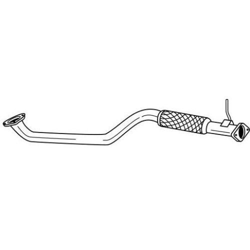 Abgasrohr Sigam 13157 f&uuml;r Fiat Vorne