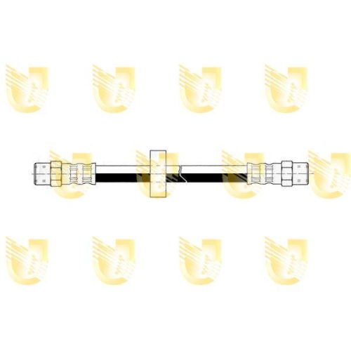 Bremsschlauch Unigom 379501 f&uuml;r Audi VW Hinterachse Rechts
