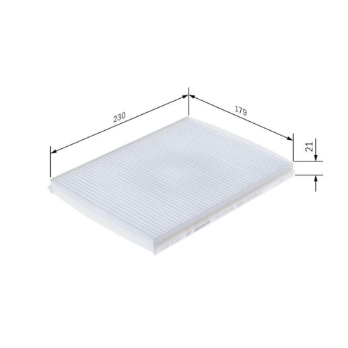Filter Innenraumluft Bosch 1987435126 f&uuml;r Fiat Lancia