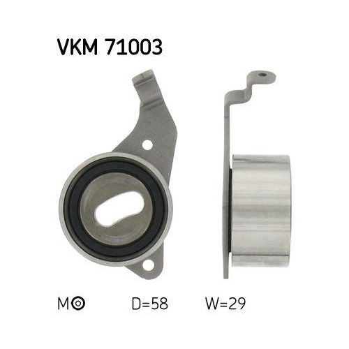 Spannrolle Zahnriemen Skf VKM 71003 für Toyota