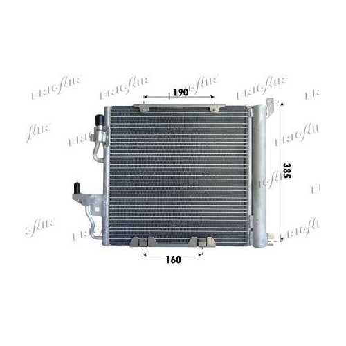 Kondensator Klimaanlage Frigair 0807.2026 f&uuml;r General Motors