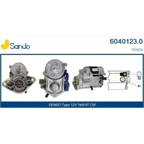 Starter Sando 6040123.0 für Toyota