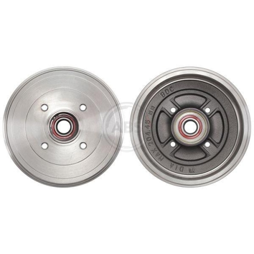 Bremstrommel A.b.s. 2828-SC für Renault Dacia Hinterachse