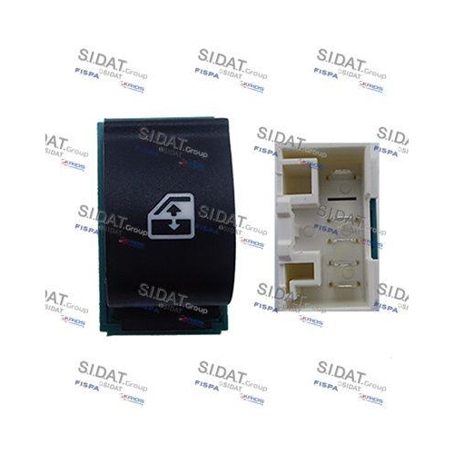 Schalter Fensterheber Sidat 5.145038A2 f&uuml;r Alfa Romeo Fiat Lancia Vorne Links