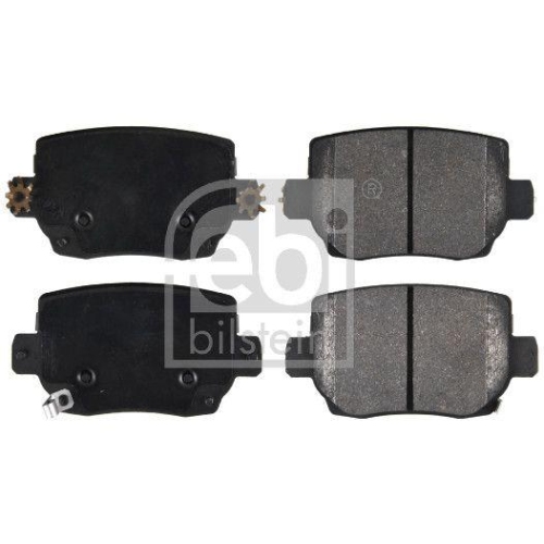 Bremsbelagsatz Scheibenbremse Febi Bilstein 177664 f&uuml;r Tesla Hinterachse