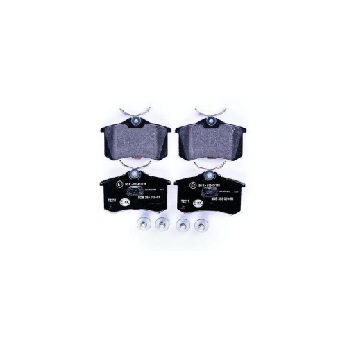 Bremsbelagsatz Scheibenbremse Hella 8DB 355 019-911 f&uuml;r Audi Opel Peugeot VW Amc