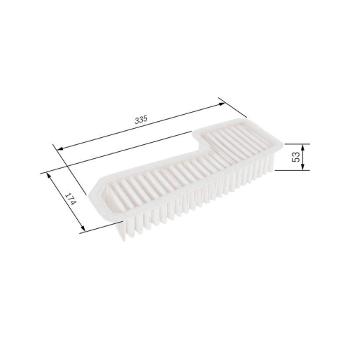 Luftfilter Bosch F026400158 f&uuml;r Toyota Lexus Track Marshall