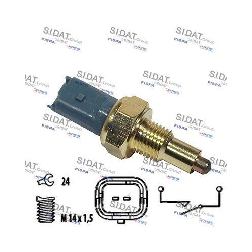 Schalter R&uuml;ckfahrleuchte Sidat 3.234182 f&uuml;r Nissan Opel Renault Chevrolet