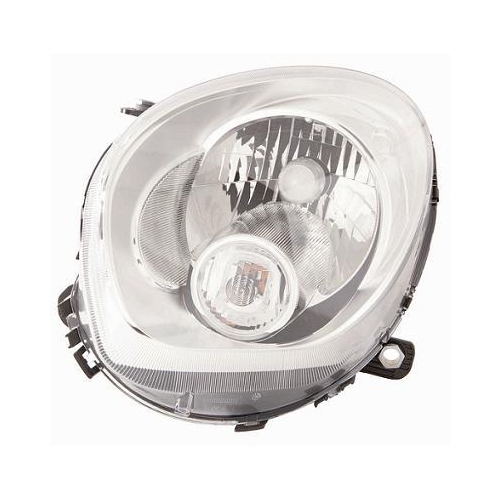 RECHTER SCHEINWERFER MINI COUNTRYMAN 2010 MIT VENTILATOREN. WEISS MIT ELEKTR