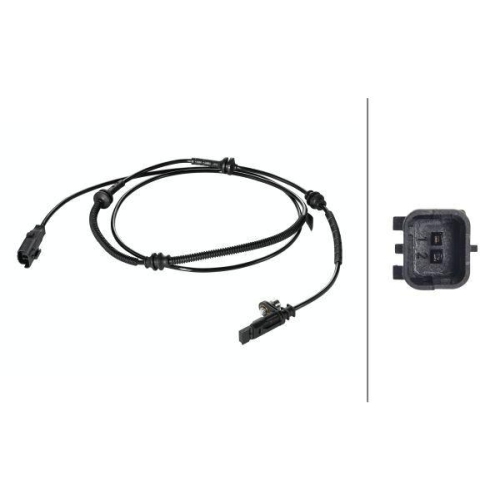 Sensor Raddrehzahl Hella 6PU 010 039-791 f&uuml;r Citro&euml;n Peugeot Hinterachse
