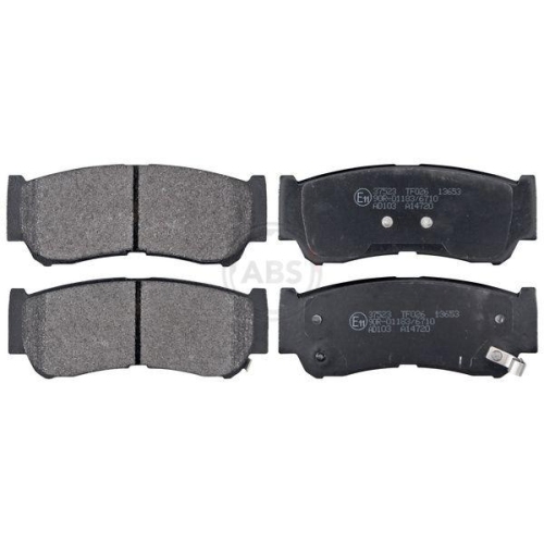 Bremsbelagsatz Scheibenbremse A.b.s. 37523 f&uuml;r Hyundai Maxus Hinterachse