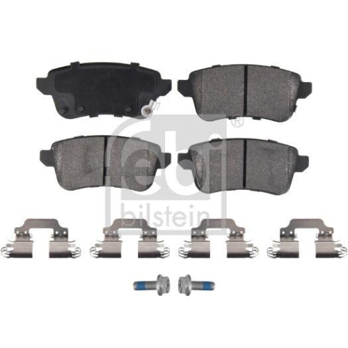 Bremsbelagsatz Scheibenbremse Febi Bilstein 177631 f&uuml;r Renault Hinterachse