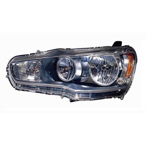 Scheinwerfer Rechts Mitsubishi Lancer 2008 Schwarzer Reflektor