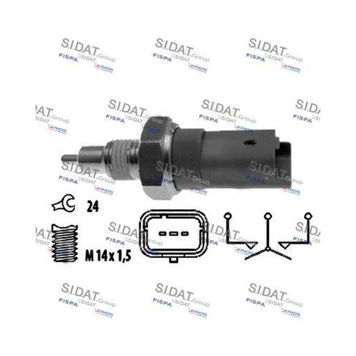 Schalter R&uuml;ckfahrleuchte Sidat 3.234200 f&uuml;r Mercedes Benz Mercedes Benz Nissan