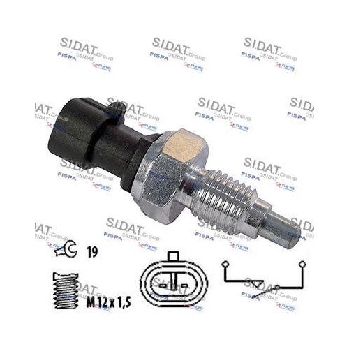 Schalter R&uuml;ckfahrleuchte Sidat 3.234204 f&uuml;r Alfa Romeo Bmw Chrysler Fiat Lancia