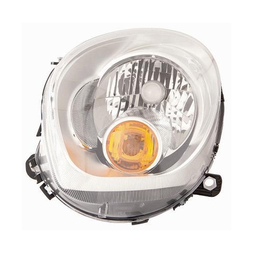 RECHTER SCHEINWERFER MINI COUNTRYMAN 2010 MIT VENTILATOREN. ORANGE MIT ELEKT