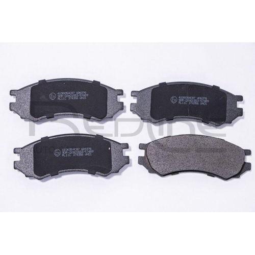 Bremsbelagsatz Scheibenbremse Red-line 27NI010 f&uuml;r Nissan Vorderachse