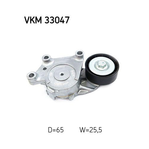 Riemenspanner Keilrippenriemen Skf VKM 33047 f&uuml;r Citro&euml;n Peugeot Mitte Links