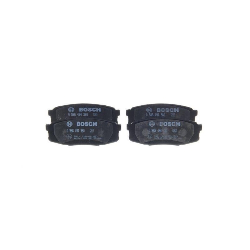 Bremsbelagsatz Scheibenbremse Bosch 0986494380 f&uuml;r Toyota Lexus Hinterachse