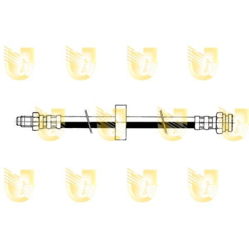 Bremsschlauch Unigom 372396 für Alfa Romeo Hinten