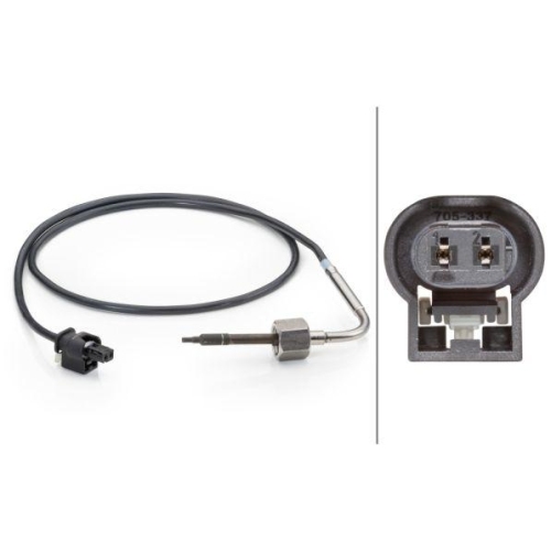 Sensor Abgastemperatur Hella 6PT 014 494-091 f&uuml;r Mercedes Benz Mercedes Benz