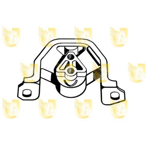 Lagerung Motor Unigom 396113 f&uuml;r Opel Vorne Vorne Links