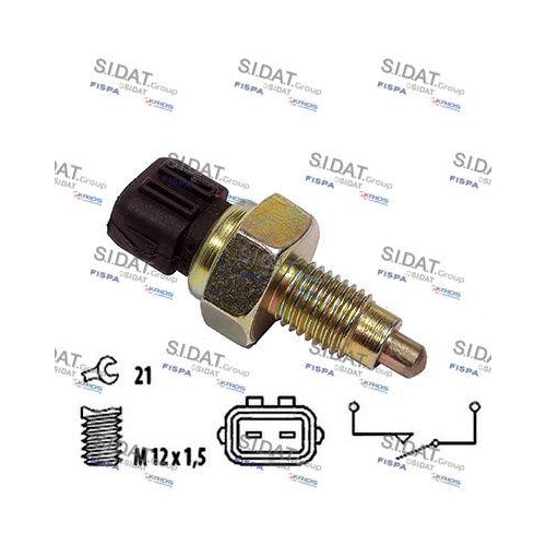 Schalter R&uuml;ckfahrleuchte Sidat 3.234214 f&uuml;r Audi Rover Saab Seat Skoda VW Vag
