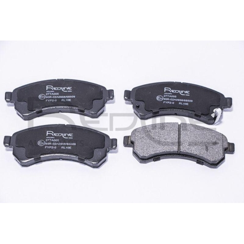 Bremsbelagsatz Scheibenbremse Red-line 27TA005 f&uuml;r Tata Vorderachse