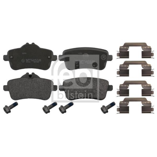 Bremsbelagsatz Scheibenbremse Febi Bilstein 16990 f&uuml;r Mercedes Benz Hinterachse