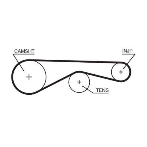 Zahnriemen Gates 5677XS Powergrip&trade; f&uuml;r Land Rover