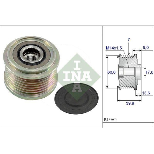 Generatorfreilauf Schaeffler Ina 535 0215 10 f&uuml;r Bmw Toyota Hyundai Kia Lexus