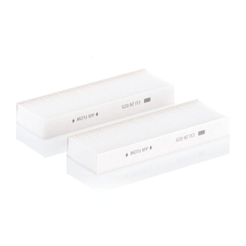 Filter Innenraumluft Mann-filter CU 26 025-2 f&uuml;r Peugeot Unter Der Mittelkonsole