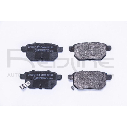 Bremsbelagsatz Scheibenbremse Red-line 27TO042 f&uuml;r Toyota Lexus Hinterachse