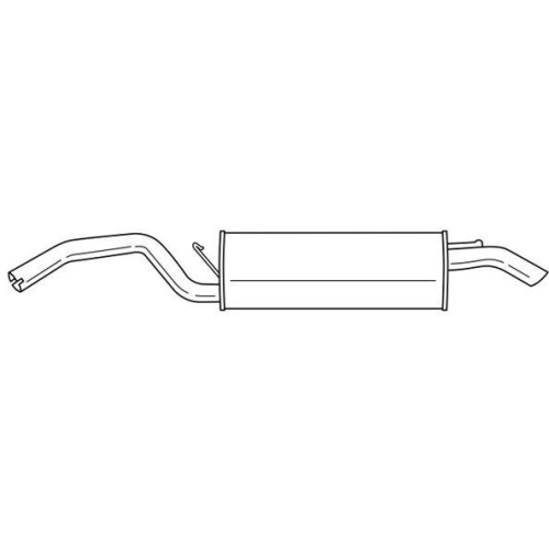 Endschalldämpfer Sigam 13679 für Fiat