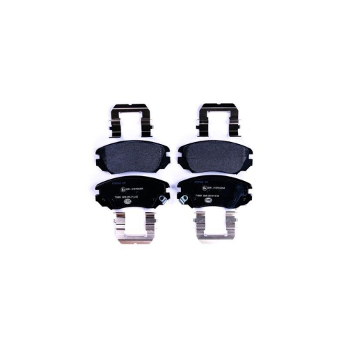 Bremsbelagsatz Scheibenbremse Hella 8DB 355 013-051 f&uuml;r Gmc Opel Saab Vauxhall