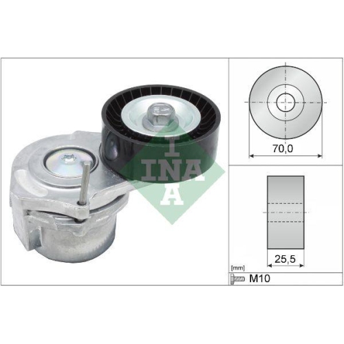 Riemenspanner Keilrippenriemen Schaeffler Ina 534 0438 10 für Opel Vauxhall