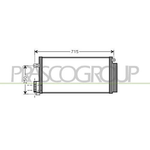 Kondensator Klimaanlage Prasco FT137C001 Prascoselection f&uuml;r Fiat