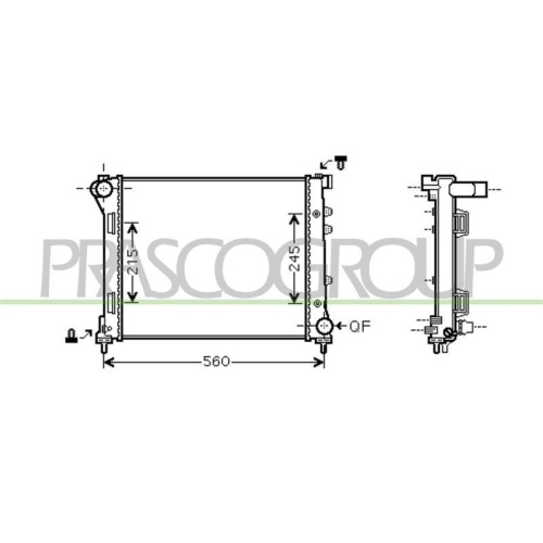 K&uuml;hler Motork&uuml;hlung Prasco FD008R002 Aq f&uuml;r Fiat Ford