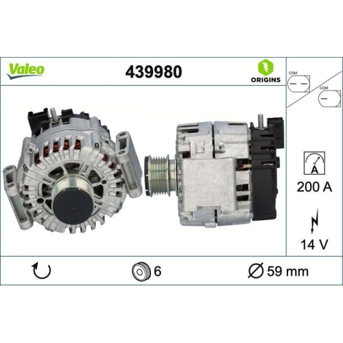 Alternator Valeo 439980 Valeo Origins New Oe Technology for Mercedes Benz