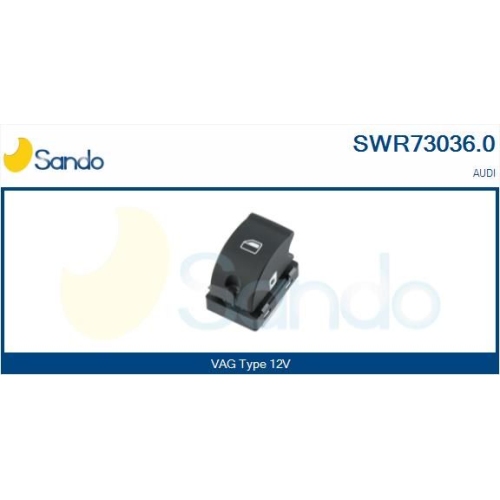 Schalter Fensterheber Sando SWR73036.0 f&uuml;r Vag Beifahrerseitig