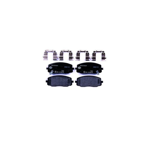 Bremsbelagsatz Scheibenbremse Hella 8DB 355 006-571 f&uuml;r Hyundai Kia Naza